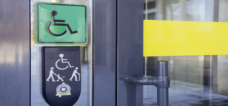 automatic handicap door opener in Oakland